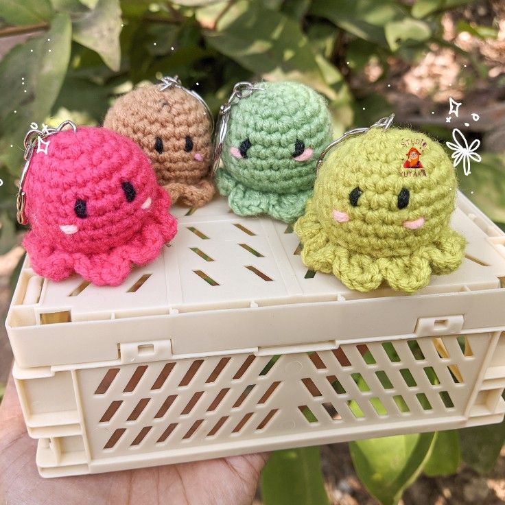 Keychain Octopus
